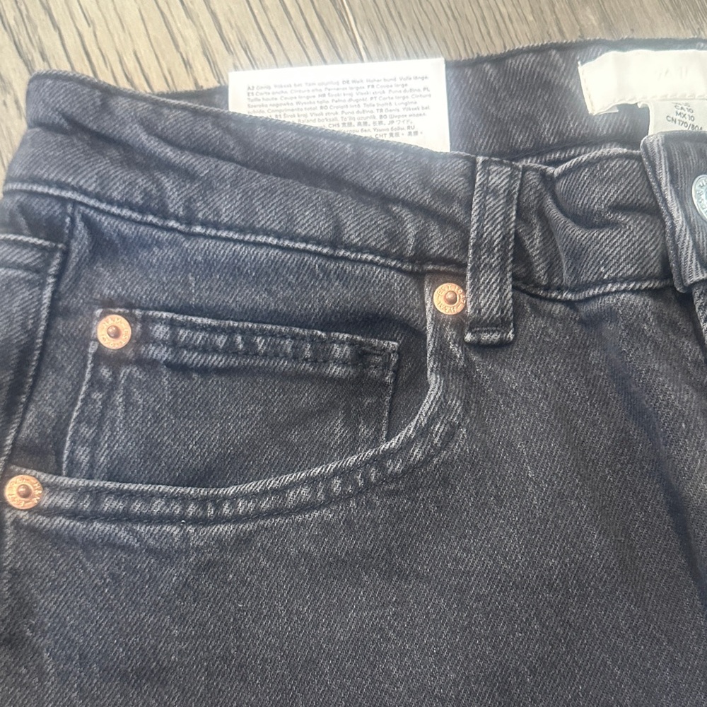 H&M Dark Gray Flare & Wide Leg Jeans - Picture 6 of 7
